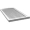 Ekena Millwork Arch Top Surface Mount PVC Gable Vent w/ 2"W x 2"P Brickmould Sill Frame, 22"W x 38"H GVPAR22X3803SN - alternate 2